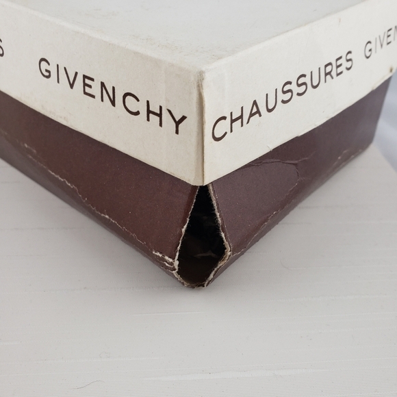 GIVENCHY Chaussures Slingback Heels Brown EUC VTG - Picture 15 of 16